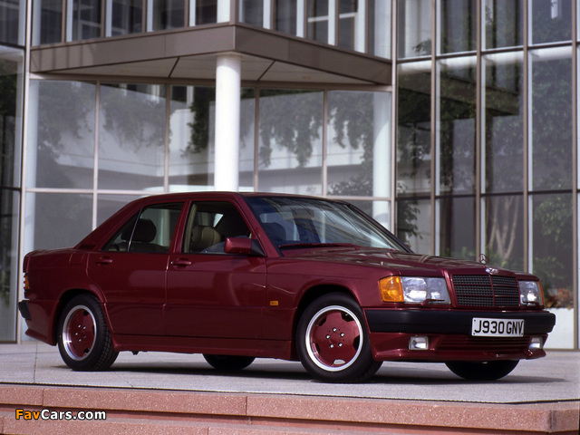 AMG 190 E 2.3 UK-spec (W201) 1988–93 wallpapers (640 x 480)