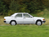 Mercedes-Benz 190 E UK-spec (W201) 1988–93 wallpapers