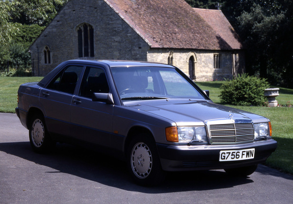 Mercedes-Benz 190 E UK-spec (W201) 1988–93 wallpapers