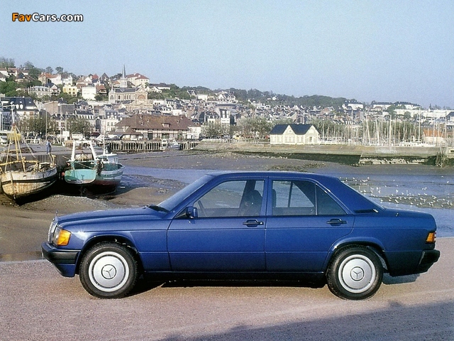 Mercedes-Benz 190 E 2.0 Azzurro (W201) 1992 wallpapers (640 x 480)