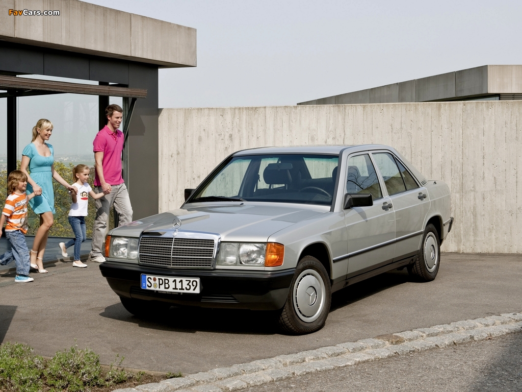 Mercedes-Benz 190 (W201) 1982–88 wallpapers (1024 x 768)