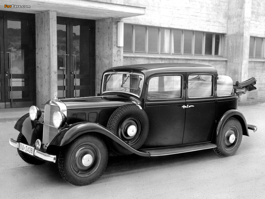 Mercedes-Benz 260D Landaulet (W138) 1936 photos (1024 x 768)