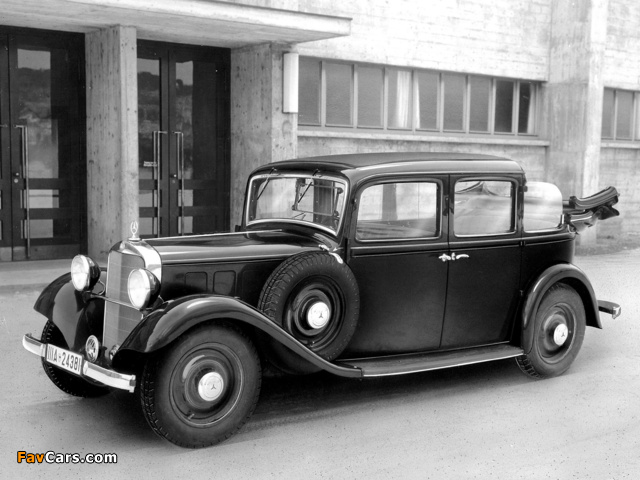 Mercedes-Benz 260D Landaulet (W138) 1936 photos (640 x 480)