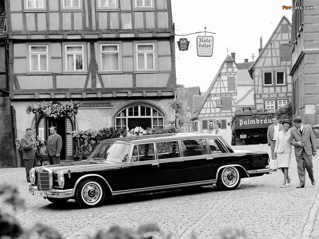 Mercedes-Benz 600 4-door Pullman Limousine (W100) 1964–81 images (1024 x 768)