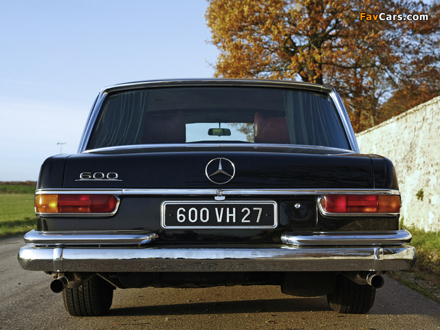 Mercedes-Benz 600 4-door Pullman Limousine (W100) 1964–81 photos (640 x 480)