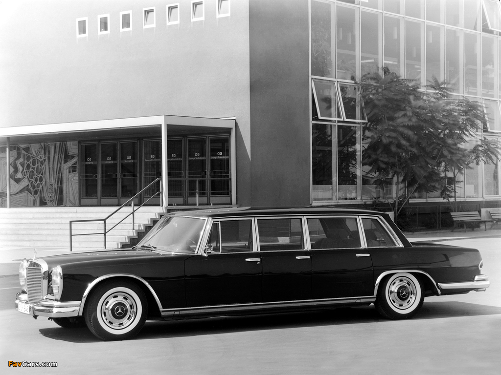 Mercedes-Benz 600 6-door Pullman Limousine (W100) 1964–81 photos (1024 x 768)
