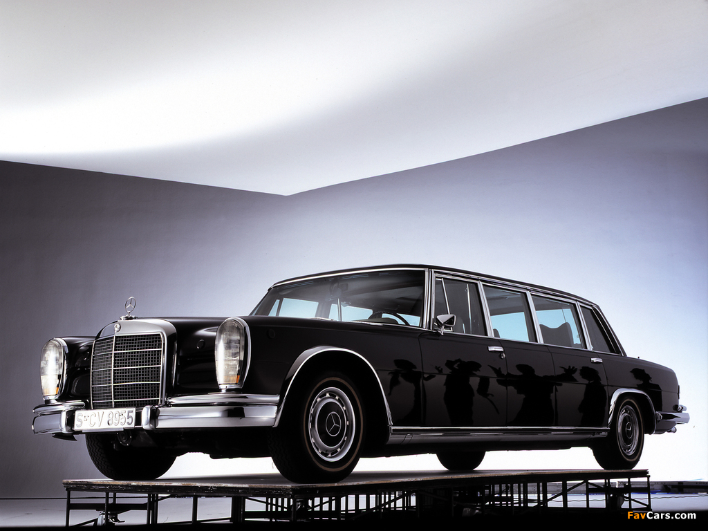 Mercedes-Benz 600 4-door Pullman Limousine (W100) 1964–81 pictures (1024 x 768)