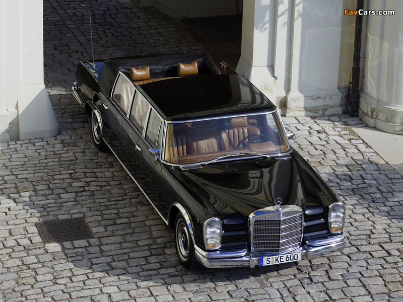 Mercedes-Benz 600 Pullman Landaulet (W100) 1965–80 images (800 x 600)
