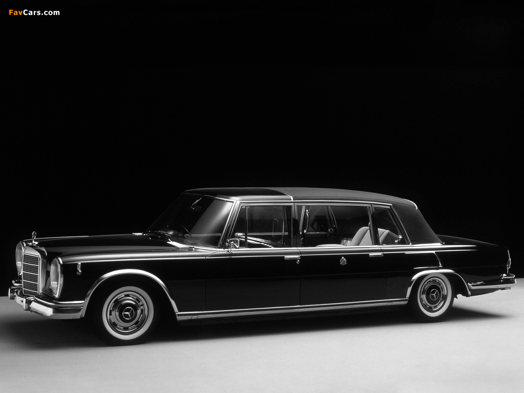 Mercedes-Benz 600 Pullman Landaulet Popemobile (W100) 1965 wallpapers (1024 x 768)