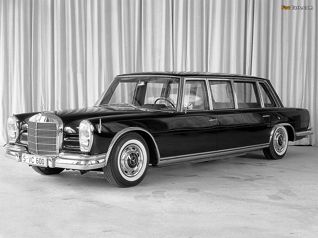 Photos of Mercedes-Benz 600 4-door Pullman Limousine (W100) 1964–81 (1024 x 768)