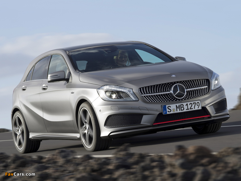 Images of Mercedes-Benz A 250 AMG Sport Package (W176) 2012 (800 x 600)