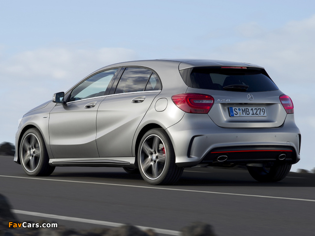 Images of Mercedes-Benz A 250 AMG Sport Package (W176) 2012 (640 x 480)