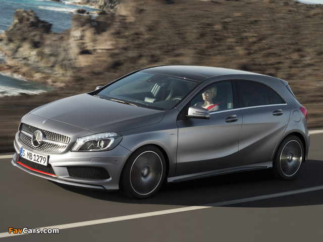 Images of Mercedes-Benz A 250 AMG Sport Package (W176) 2012 (640 x 480)