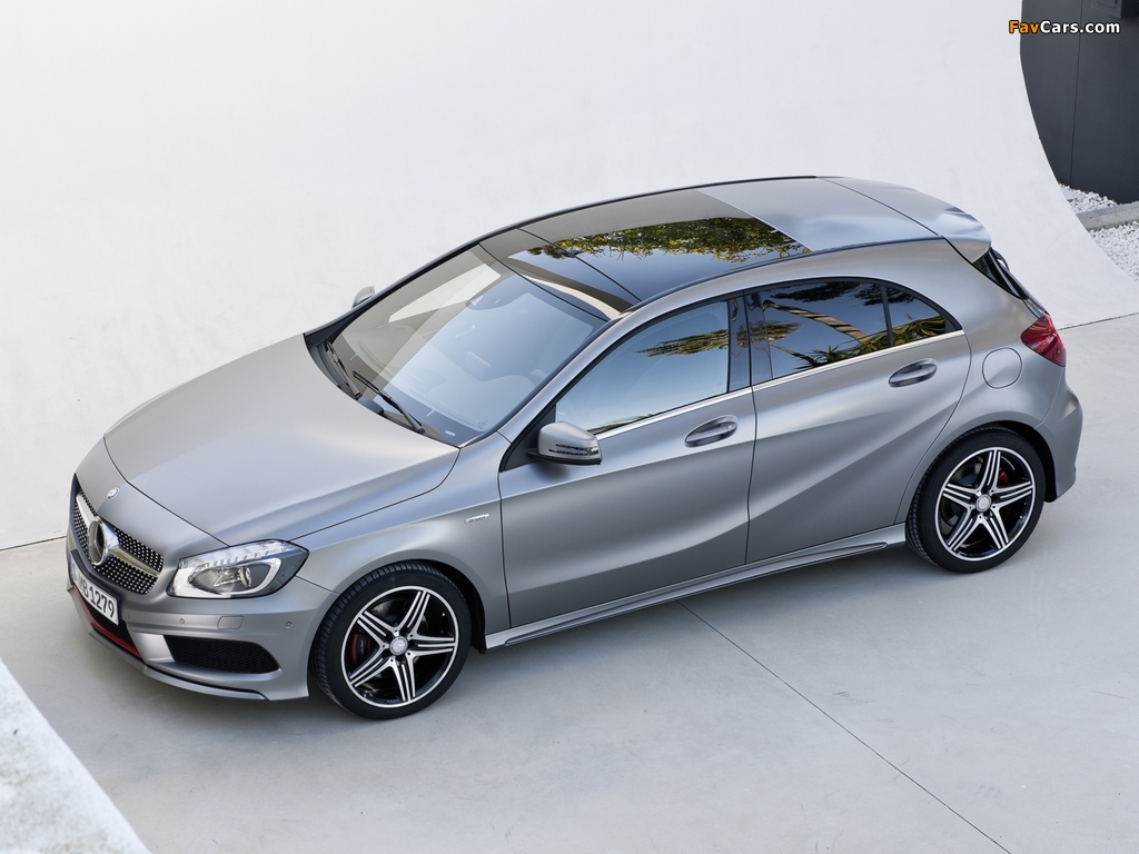 Images of Mercedes-Benz A 250 AMG Sport Package (W176) 2012 (1024 x 768)