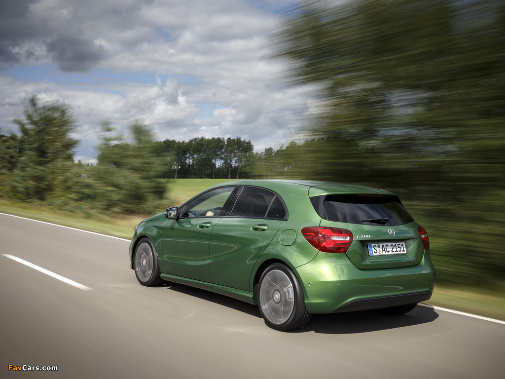 Images of Mercedes-Benz A 200 Style (W176) 2015 (1024 x 768)