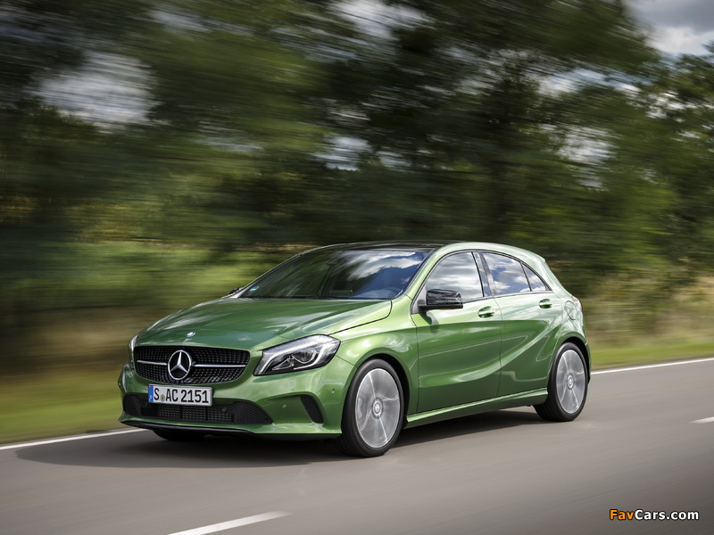 Images of Mercedes-Benz A 200 Style (W176) 2015 (800 x 600)