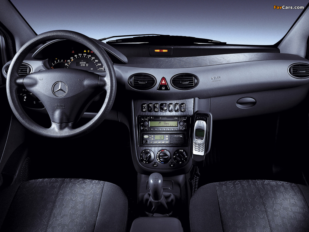 Mercedes-Benz A-Klasse Taxi (W168) 1997–2004 wallpapers (1024 x 768)