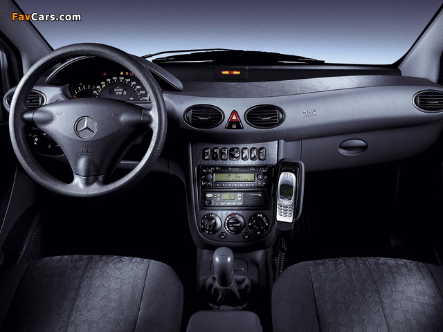 Mercedes-Benz A-Klasse Taxi (W168) 1997–2004 wallpapers (640 x 480)