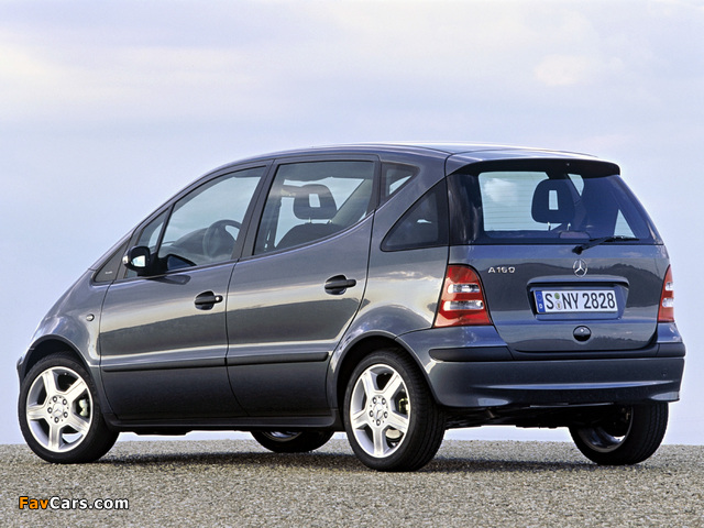 Mercedes-Benz A 160 L (V168) 2001–04 pictures (640 x 480)