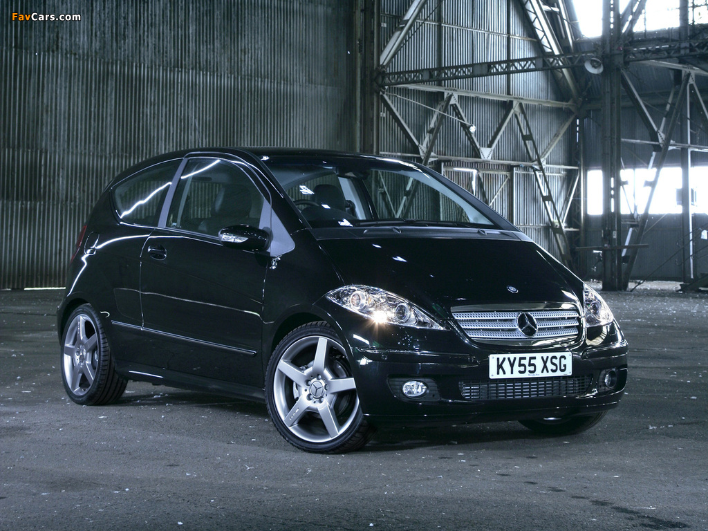 Mercedes-Benz A 200 Turbo 3-door UK-spec (W169) 2004–08 wallpapers (1024 x 768)