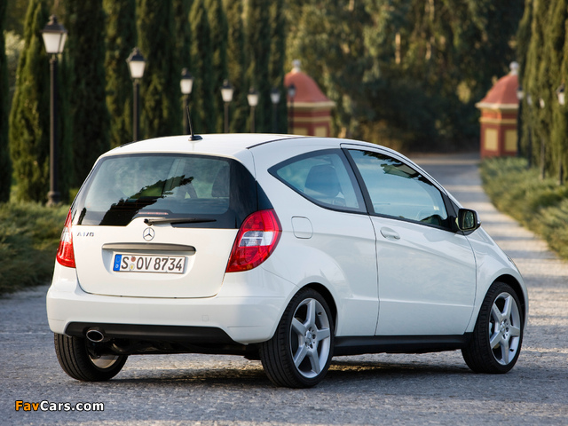 Mercedes-Benz A 170 3-door (W169) 2008–12 images (640 x 480)