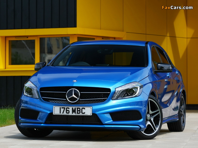 Mercedes-Benz A 200 CDI Style Package UK-spec (W176) 2012 images (640 x 480)