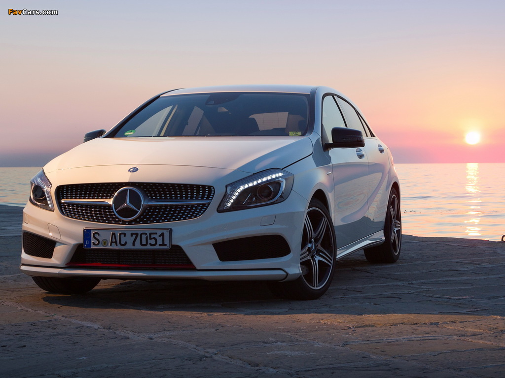 Mercedes-Benz A 200 CDI AMG Sport Package (W176) 2012 images (1024 x 768)
