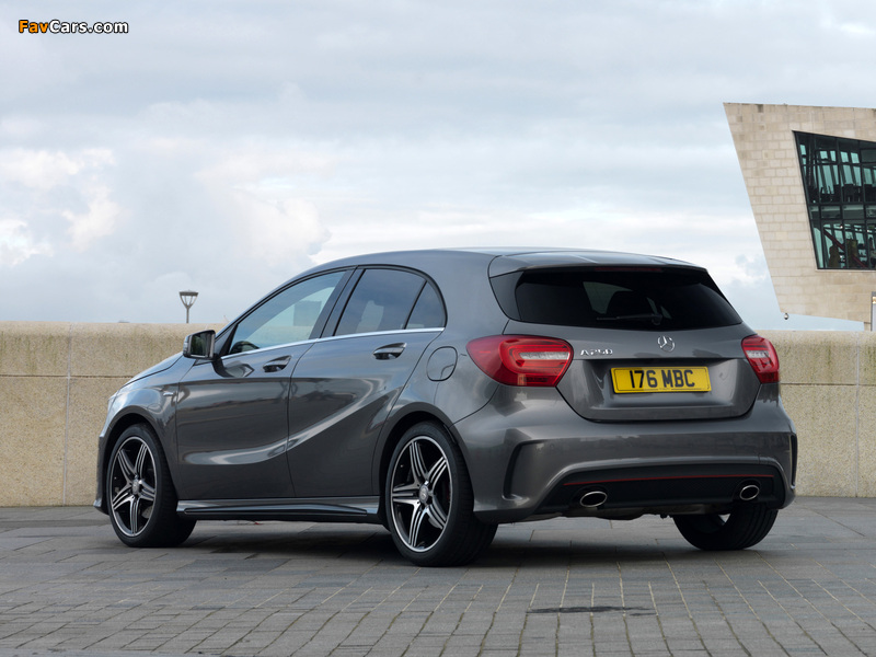 Mercedes-Benz A 250 AMG Sport Package UK-spec (W176) 2012 images (800 x 600)