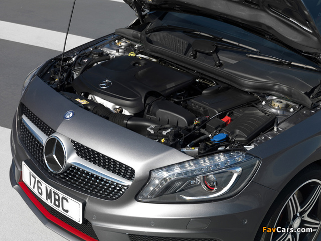 Mercedes-Benz A 250 AMG Sport Package UK-spec (W176) 2012 images (640 x 480)