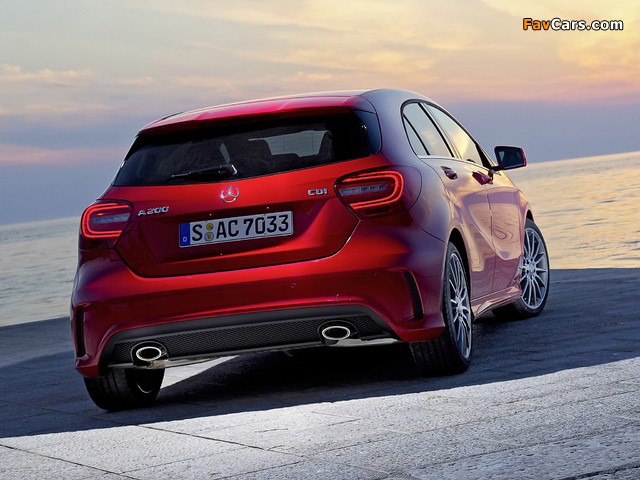 Mercedes-Benz A 200 CDI Style Package (W176) 2012 images (640 x 480)