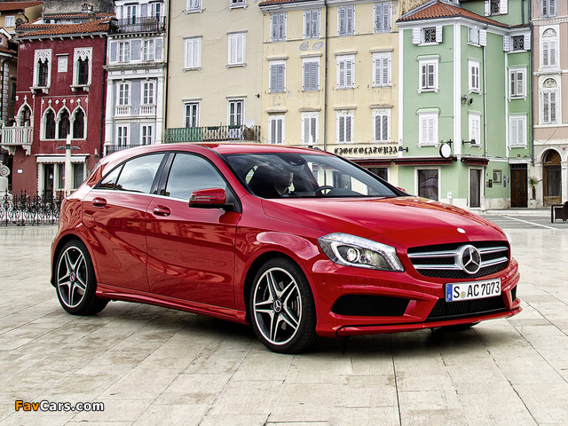Mercedes-Benz A 180 Style Package (W176) 2012 photos (640 x 480)