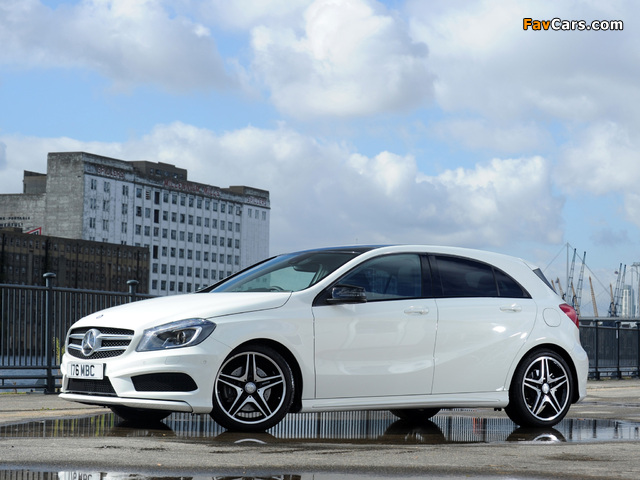 Mercedes-Benz A 220 CDI Style Package UK-spec (W176) 2012 photos (640 x 480)