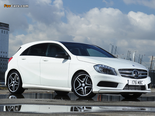 Mercedes-Benz A 220 CDI Style Package UK-spec (W176) 2012 photos (640 x 480)