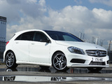 Mercedes-Benz A 220 CDI Style Package UK-spec (W176) 2012 photos