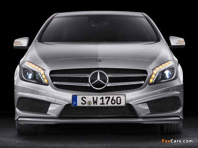 Mercedes-Benz A 250 Style Package (W176) 2012 photos (640 x 480)