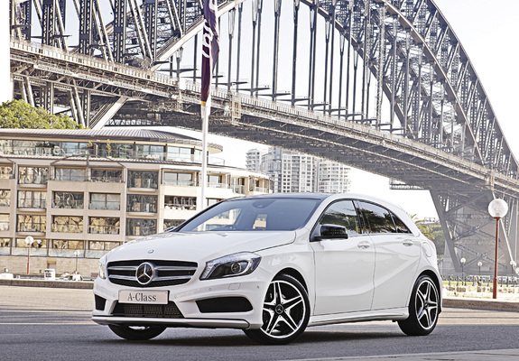 Mercedes-Benz A 200 Style Package AU-spec (W176) 2012 pictures