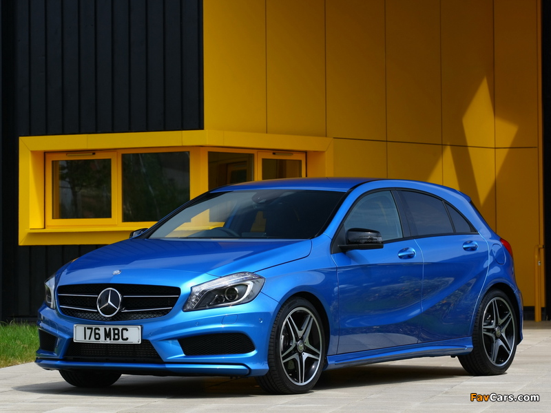 Mercedes-Benz A 200 CDI Style Package UK-spec (W176) 2012 pictures (800 x 600)
