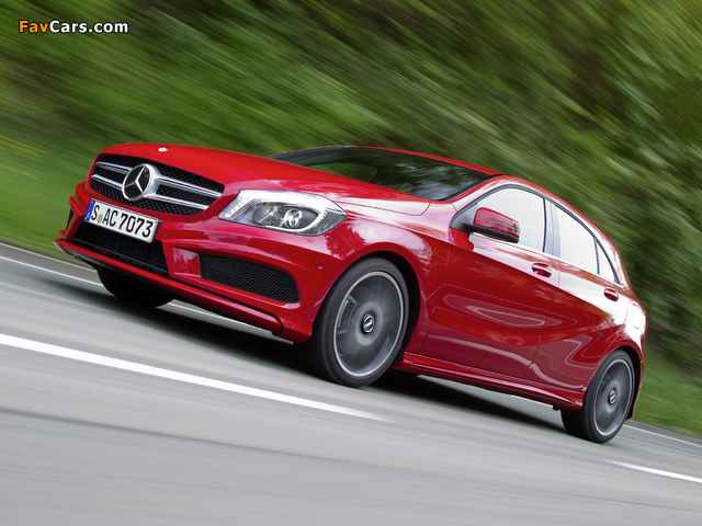 Mercedes-Benz A 180 Style Package (W176) 2012 pictures (640 x 480)