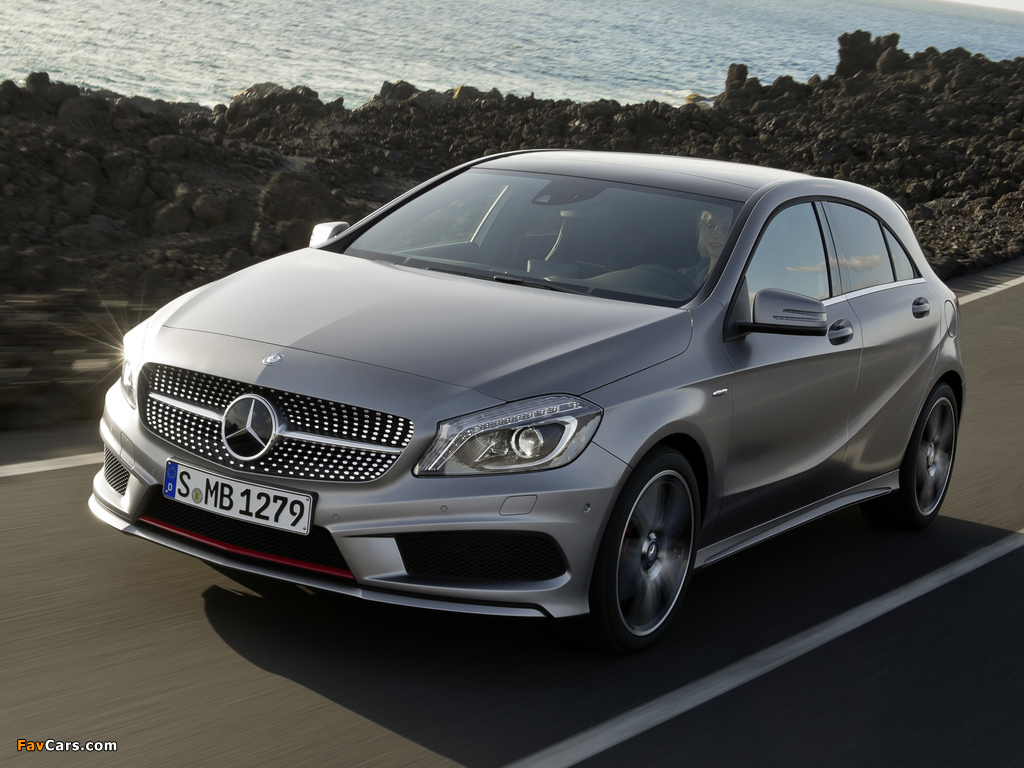 Mercedes-Benz A 250 AMG Sport Package (W176) 2012 pictures (1024 x 768)