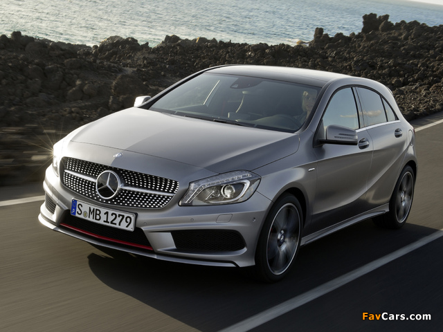 Mercedes-Benz A 250 AMG Sport Package (W176) 2012 pictures (640 x 480)