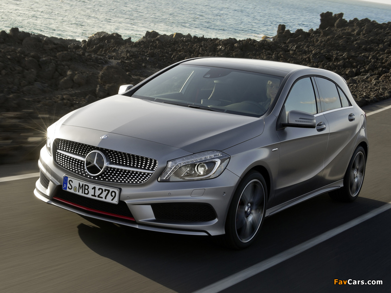 Mercedes-Benz A 250 AMG Sport Package (W176) 2012 pictures (800 x 600)