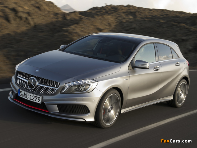 Mercedes-Benz A 250 AMG Sport Package (W176) 2012 pictures (640 x 480)