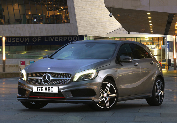 Mercedes-Benz A 250 AMG Sport Package UK-spec (W176) 2012 pictures