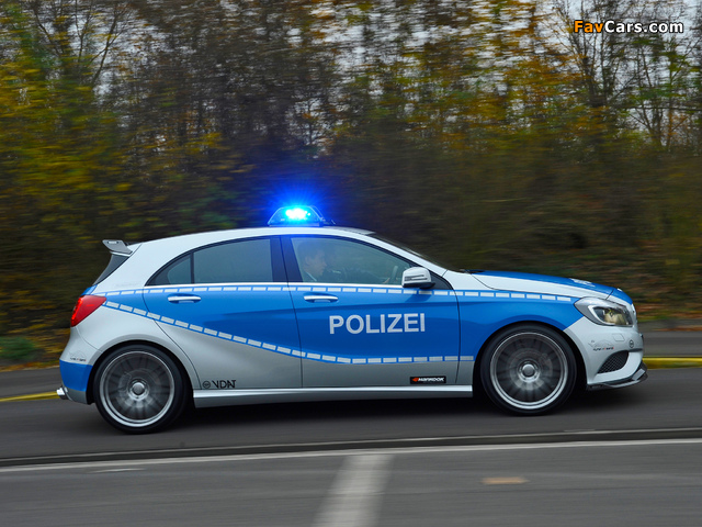 Brabus B25 Polizei Tune it! Safe! Concept (W176) 2012 pictures (640 x 480)