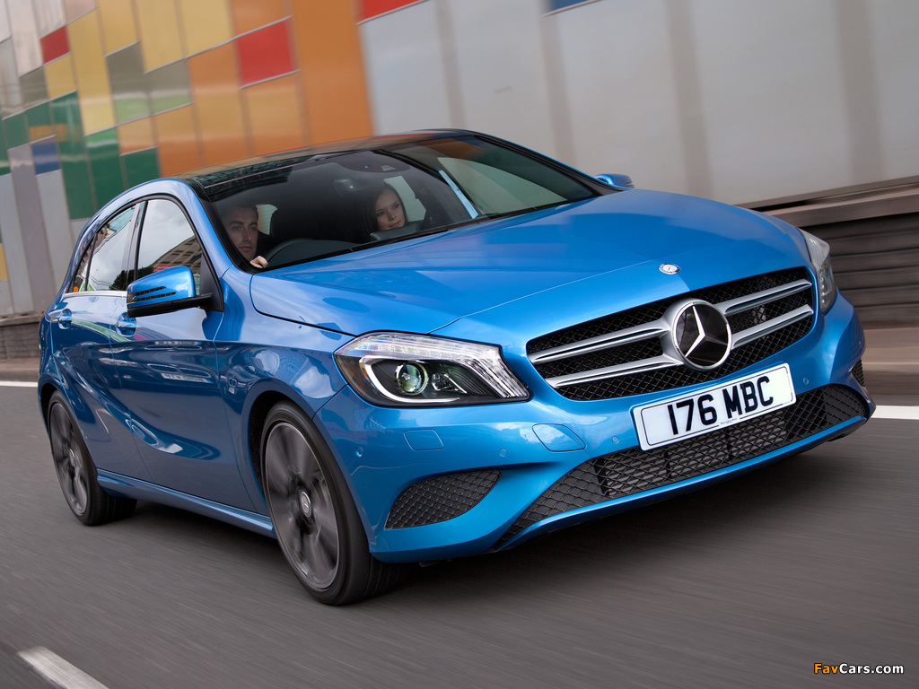 Mercedes-Benz A 200 CDI Urban Package UK-spec (W176) 2012 wallpapers (1024 x 768)