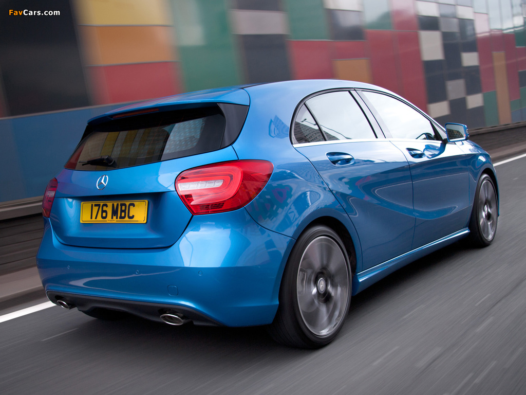 Mercedes-Benz A 200 CDI Urban Package UK-spec (W176) 2012 wallpapers (1024 x 768)