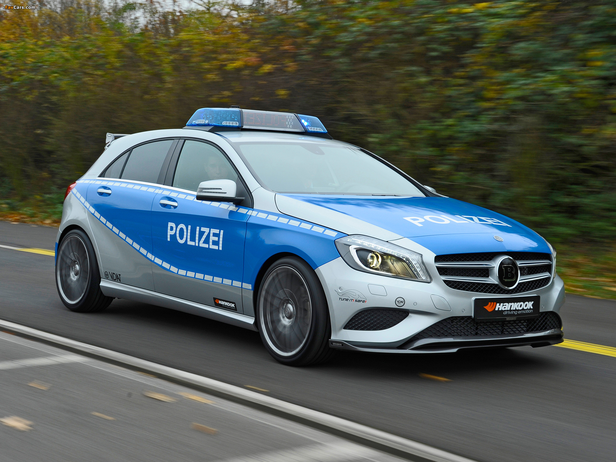 Brabus B25 Polizei Tune it! Safe! Concept (W176) 2012 wallpapers (2048 x 1536)