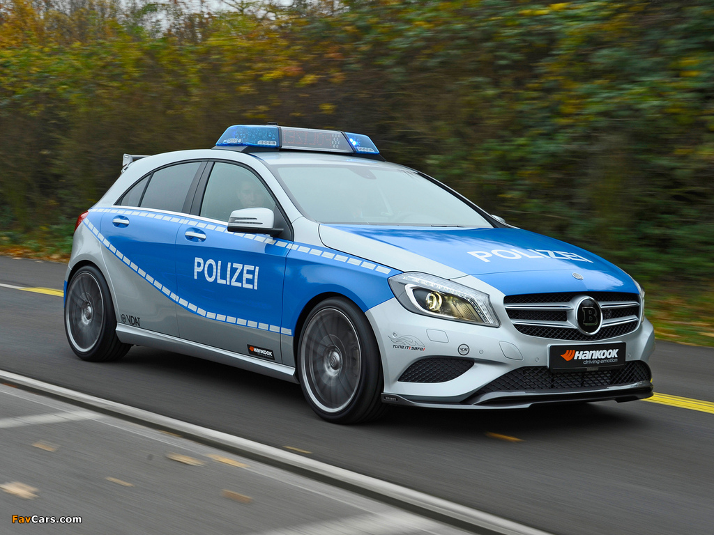 Brabus B25 Polizei Tune it! Safe! Concept (W176) 2012 wallpapers (1024 x 768)