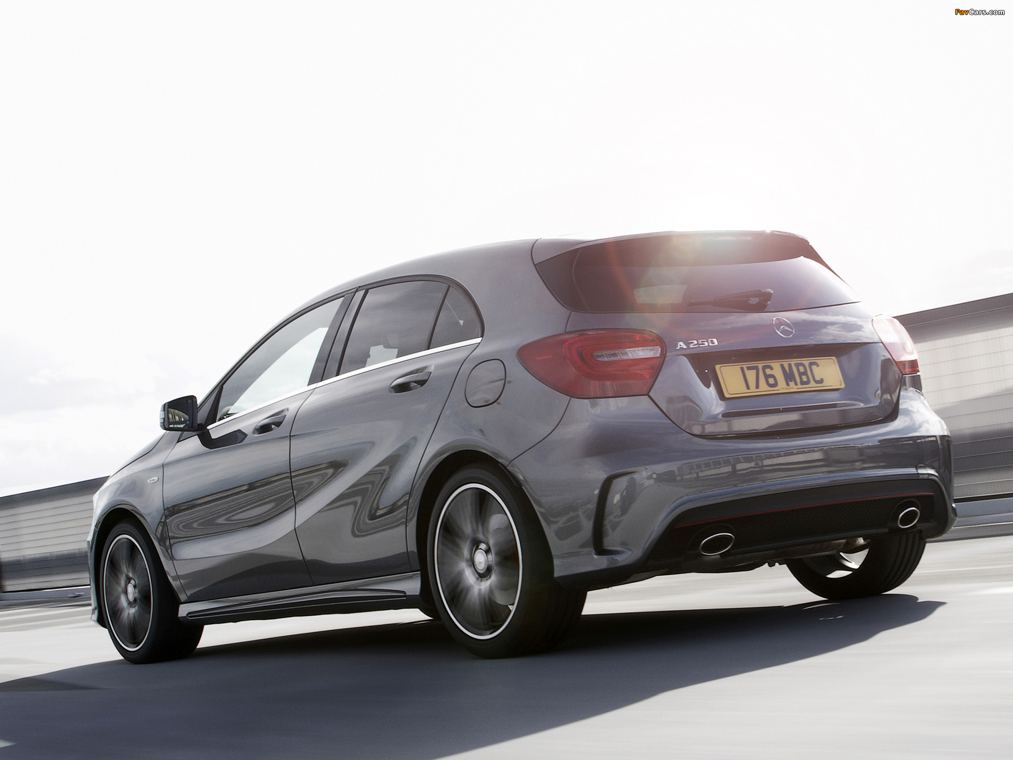 Mercedes-Benz A 250 AMG Sport Package UK-spec (W176) 2012 wallpapers (2048 x 1536)