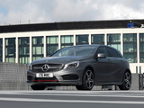 Mercedes-Benz A 250 AMG Sport Package UK-spec (W176) 2012 wallpapers